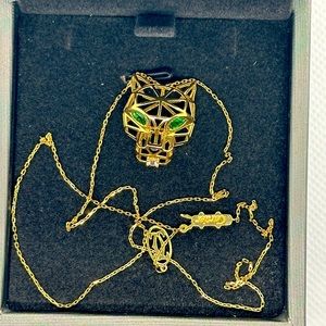 18k real gold necklace sold